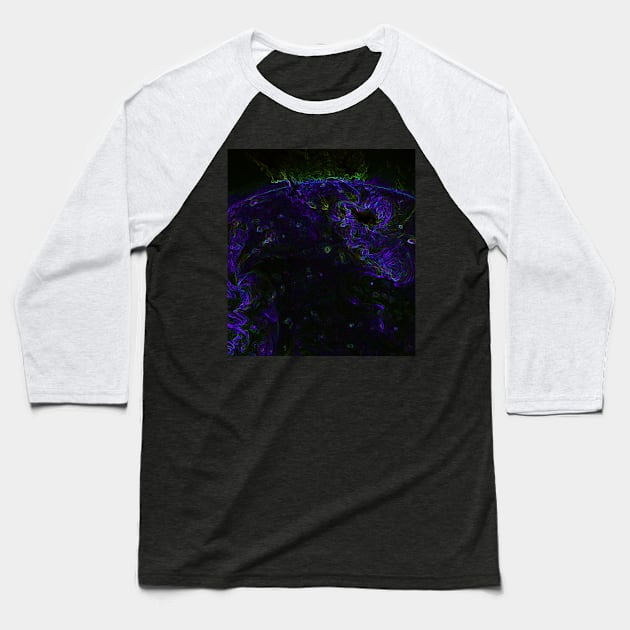 Black Panther Art - Glowing Edges 401 Baseball T-Shirt by The Black Panther